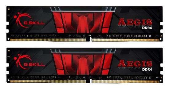  Зображення Модуль пам'яті для комп'ютера DDR4 32GB (2x16GB) 3000 MHz Aegis G.Skill (F4-3000C16D-32GISB) 